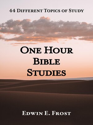 cover image of One Hour Bible Studies